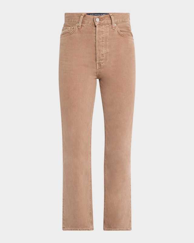 Daniela High-Rise Ankle Straight Jeans